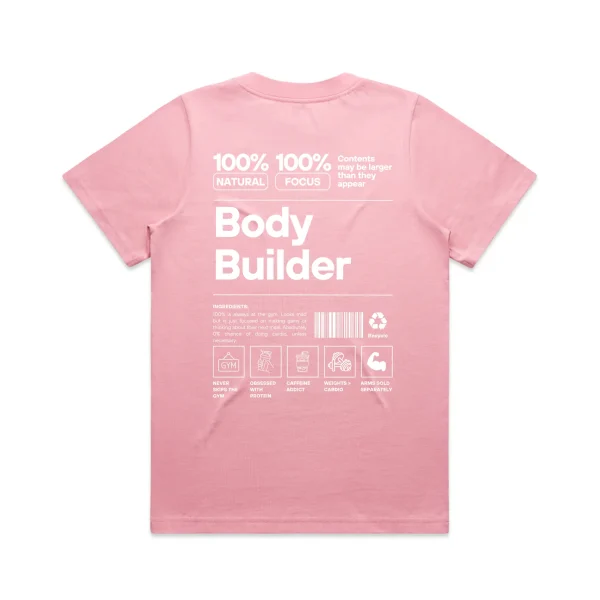 Ladies Body Builder T-Shirt - Image 3